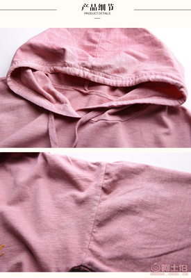2017原創(chuàng)女裝潮牌 純棉五分袖連帽衛(wèi)衣工廠批發(fā)指南